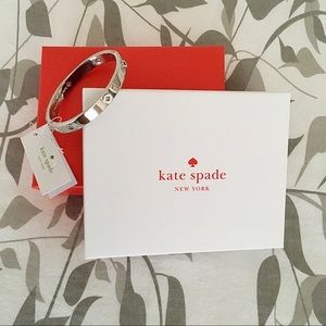 Kate Spade New York Silver tone Bangle Bracelet